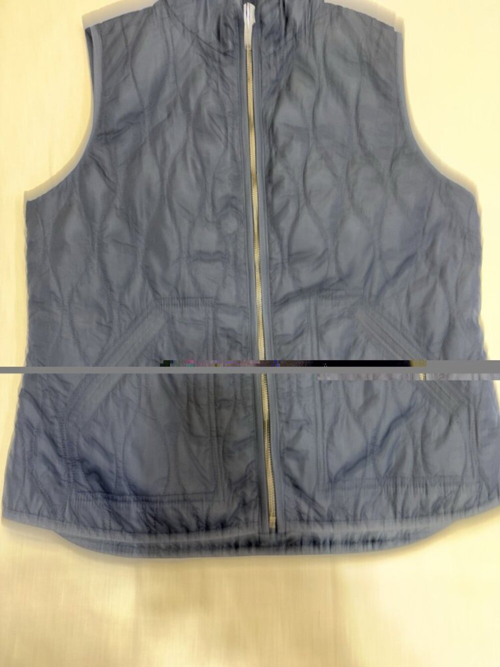 Old Navy Quilted Insulated Vest Full Zip Women Medium Navy Blue